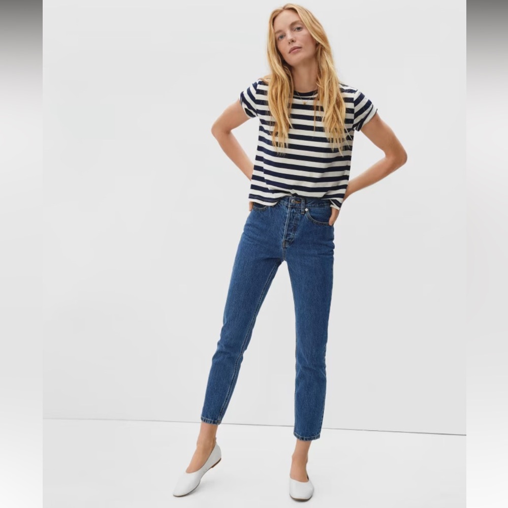 Everlane 90s Cheeky Jean in Atlantic Blue Size 26